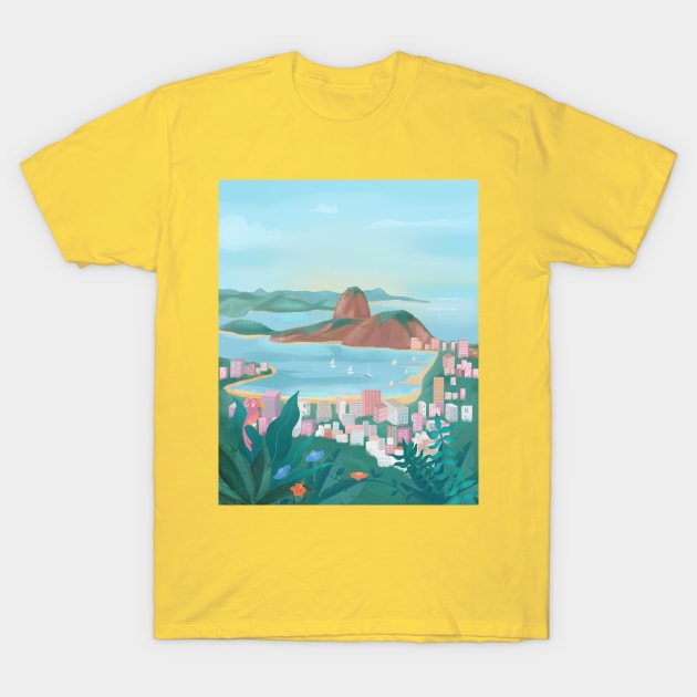 Rio De Janeiro city, Brazil T-Shirt by Petras